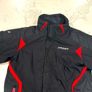 Spyder Boys 2 in 1 Ski Jacket- Size 10. With detachable hood.